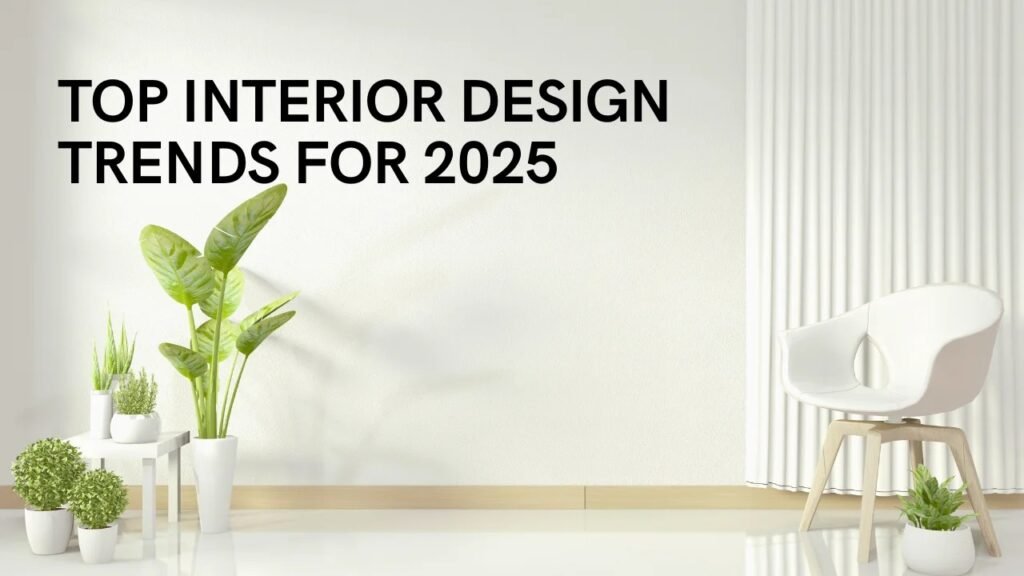 top interior design trends in 2025